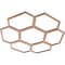 Ekena Millwork Florin Wood Fretwork Pierced Ceiling Medallion, Cherry, 16"OD x 5 5/8"ID x 3/8"T CMWP16X16X0375FOCH - alternate 3
